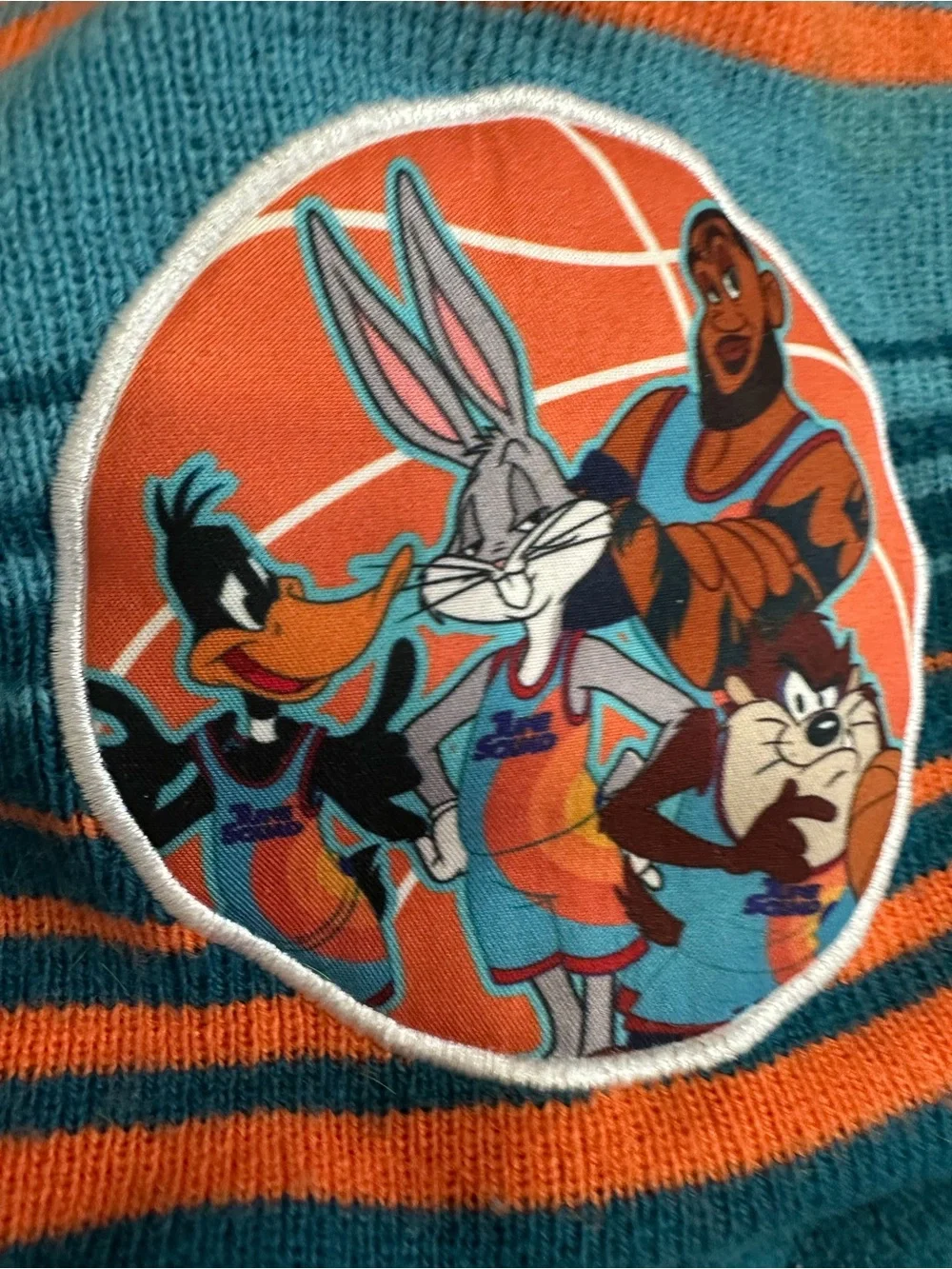 Looney Tunes Space Jam Youth Kids Winter Pom Beanie Hat Bugs Bunny Friends